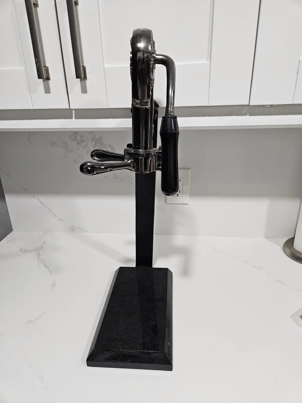 Frontgate Standing Wine Bottle Opener with Granite Base Pre-owned